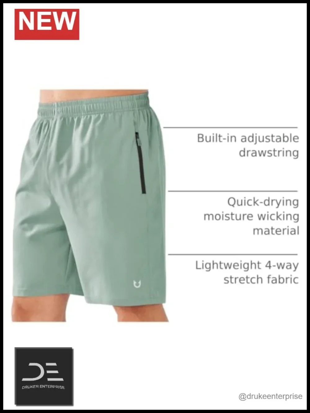 Men's Quick Dry Athletic Shorts 7